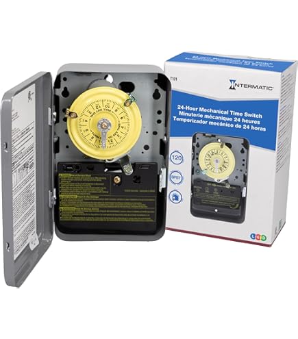 Intermatic T101 24-Hour Mechanical Time Switch - Reliable Control